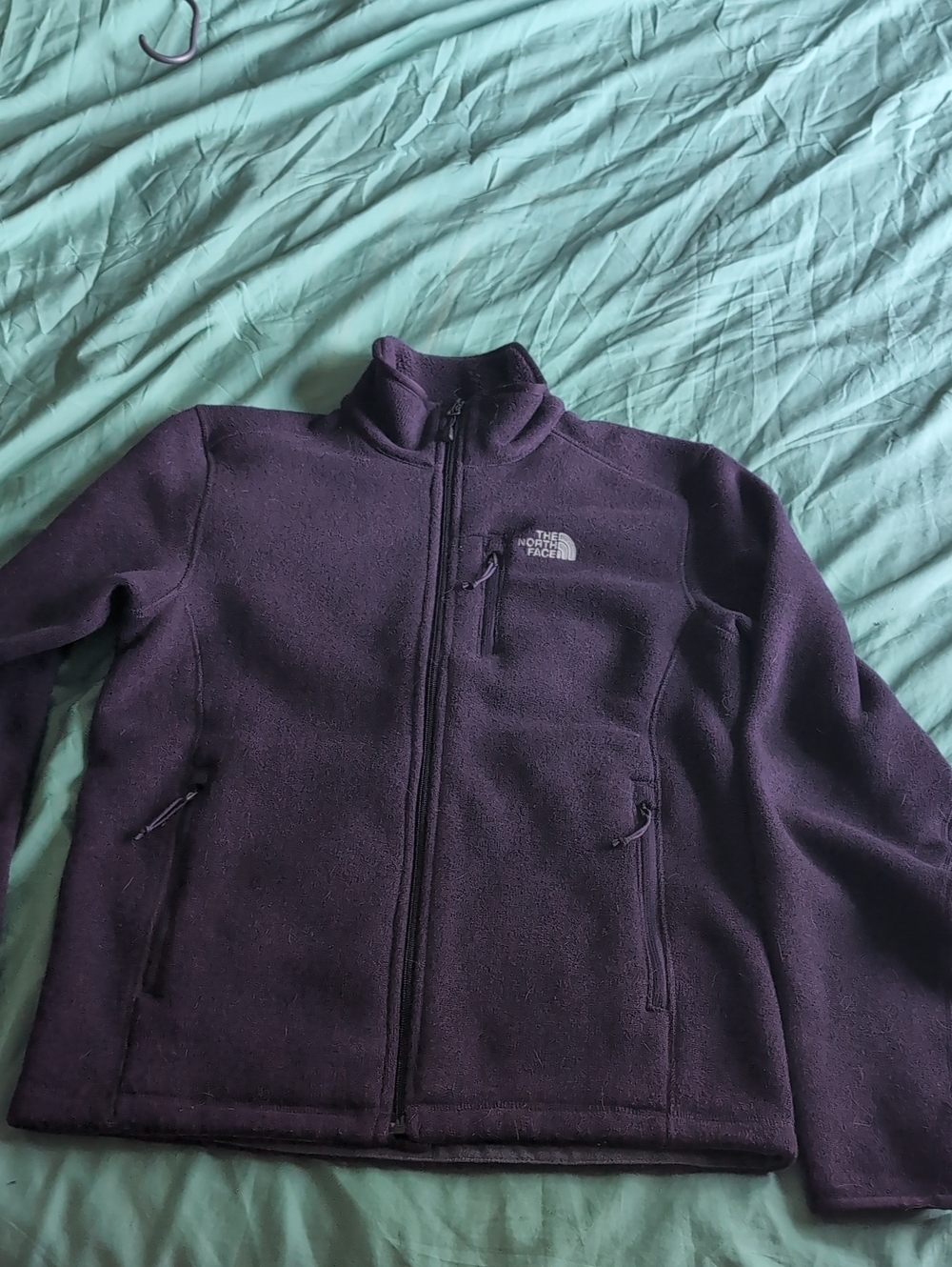 The North Face Men's Deep Purple Full-Zip Fleece Jacket